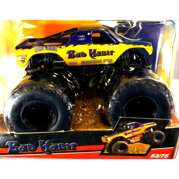 Hot Wheels Monster Jam Flag Series BAD HABIT #53/75, New, See Pics/Descr. - Picture 2 of 5